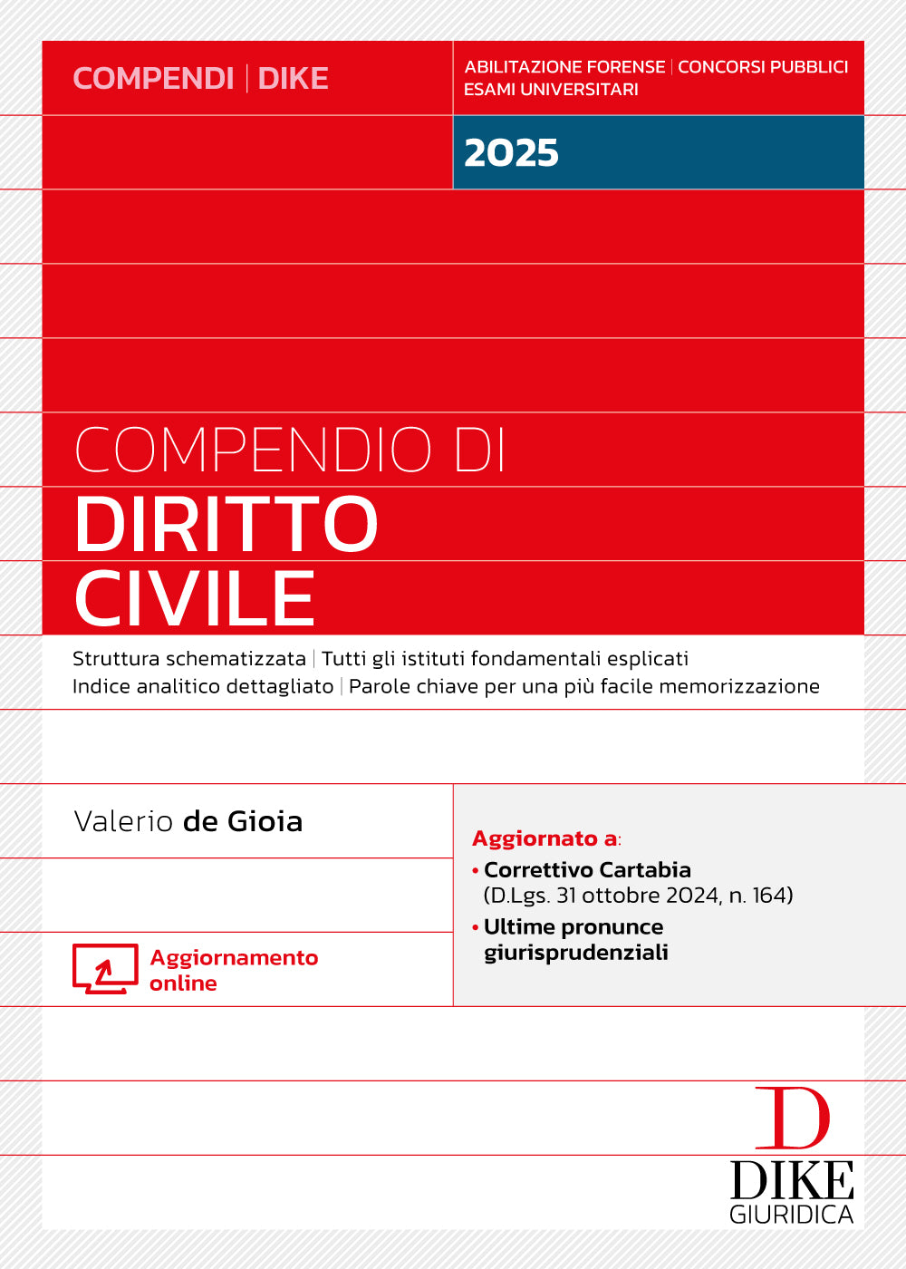Compendio minor di Diritto Civile 2025 - De Gioia