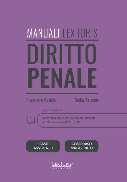 Manuale Diritto Penale (Ed. 2025) - Cardile, Romano