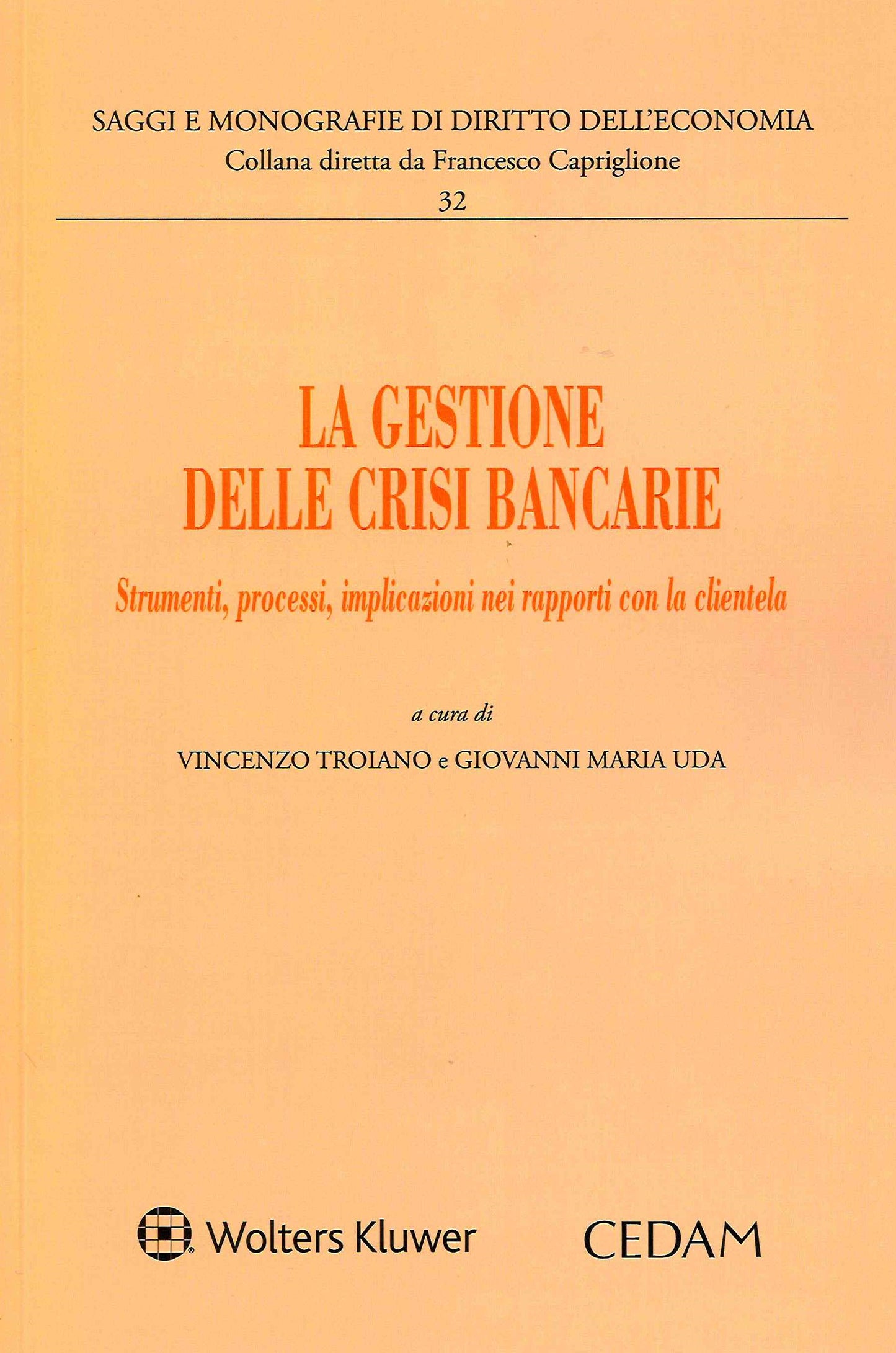 GESTIONE DELLE CRISI BANCARIE - TROIANO