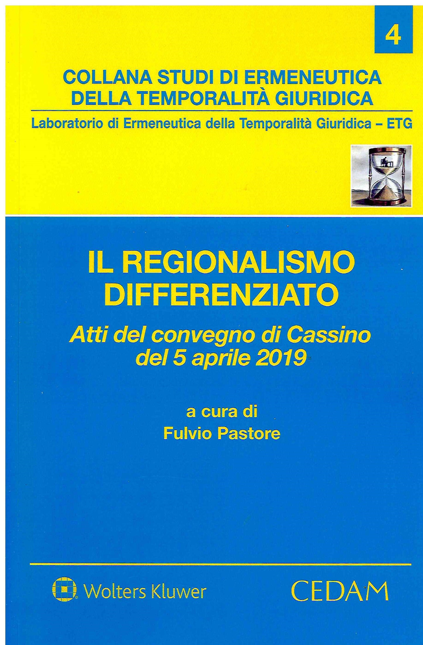 REGIONALISMO DIFFERENZIATO - PASTORE
