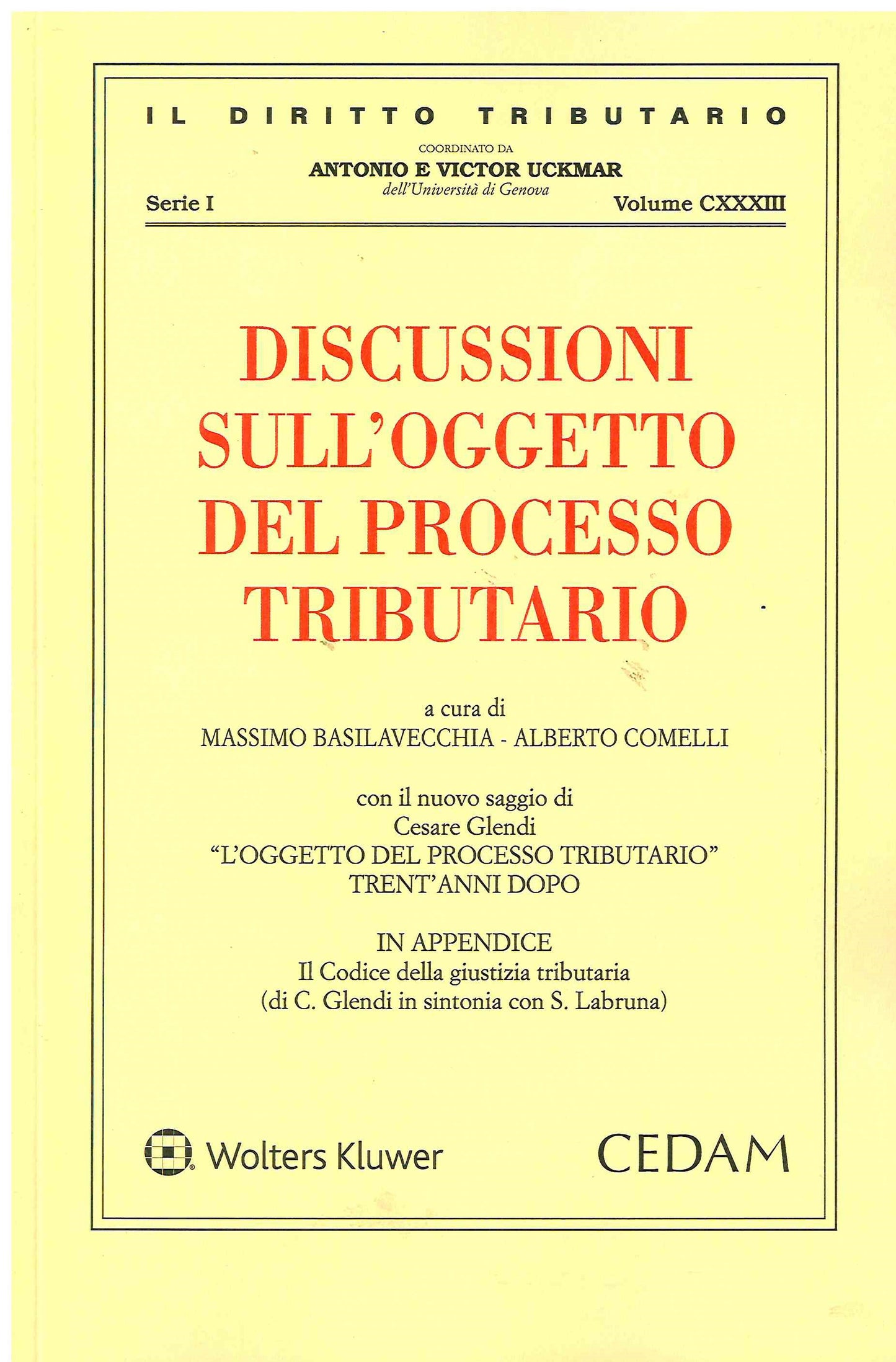 DISCUSSIONI OGGETTO PROCESSO TRIBUTARIO - BASILAVECCHIA