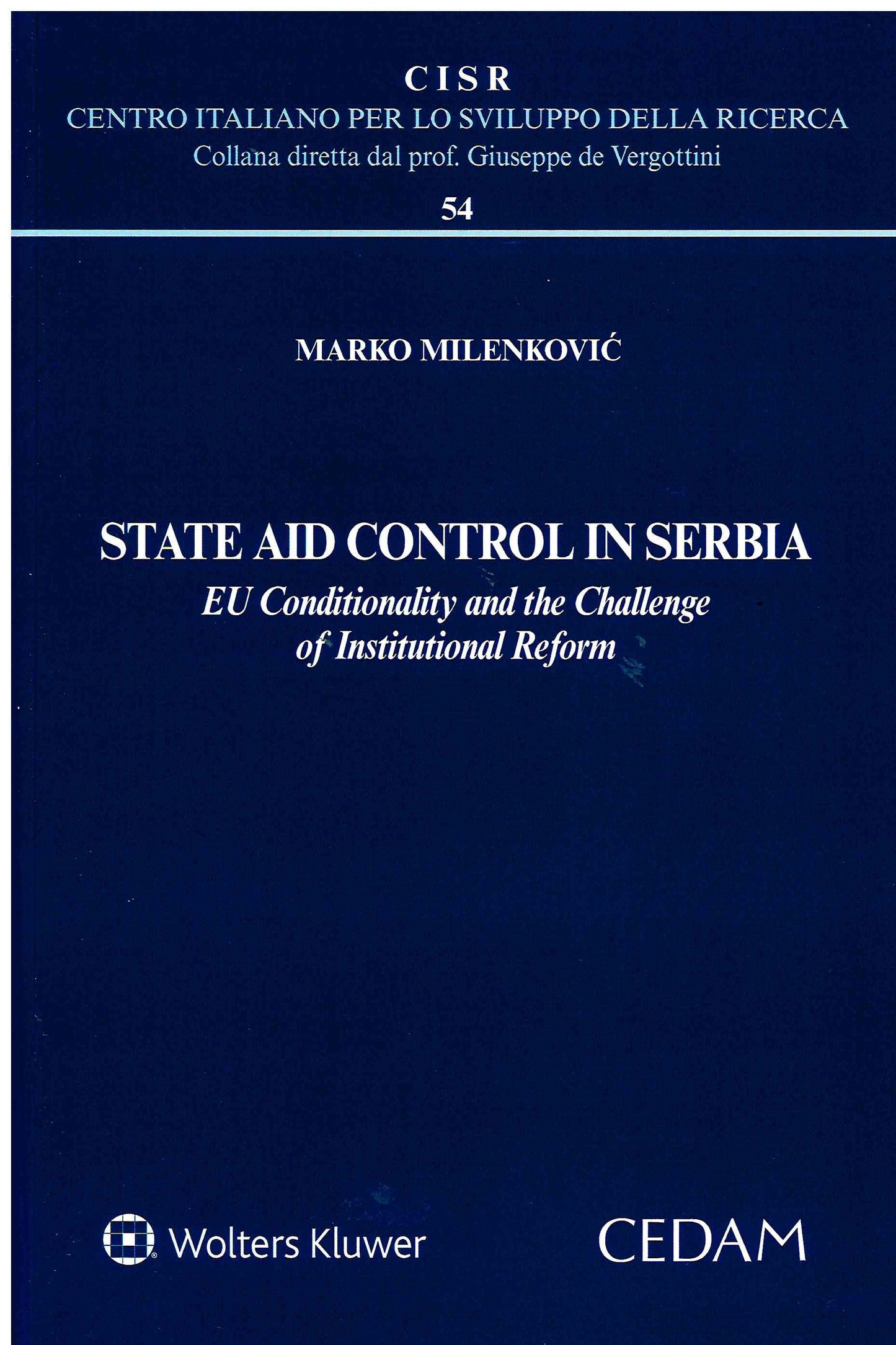 STATE AID CONTROL IN SERBIA - MILENKOVIC