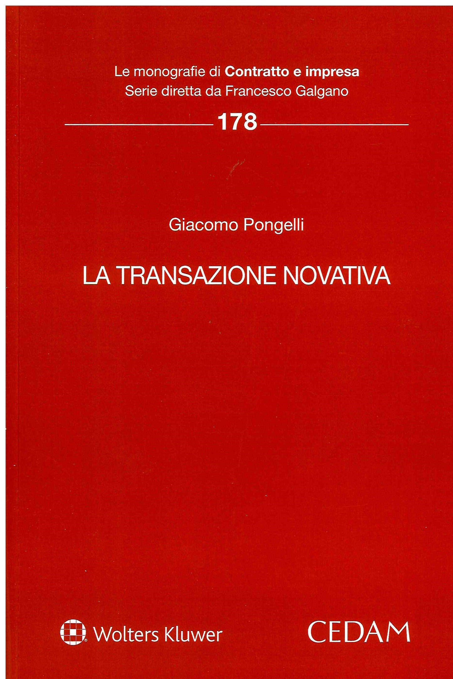 TRANSAZIONE NOVATIVA - PONGELLI