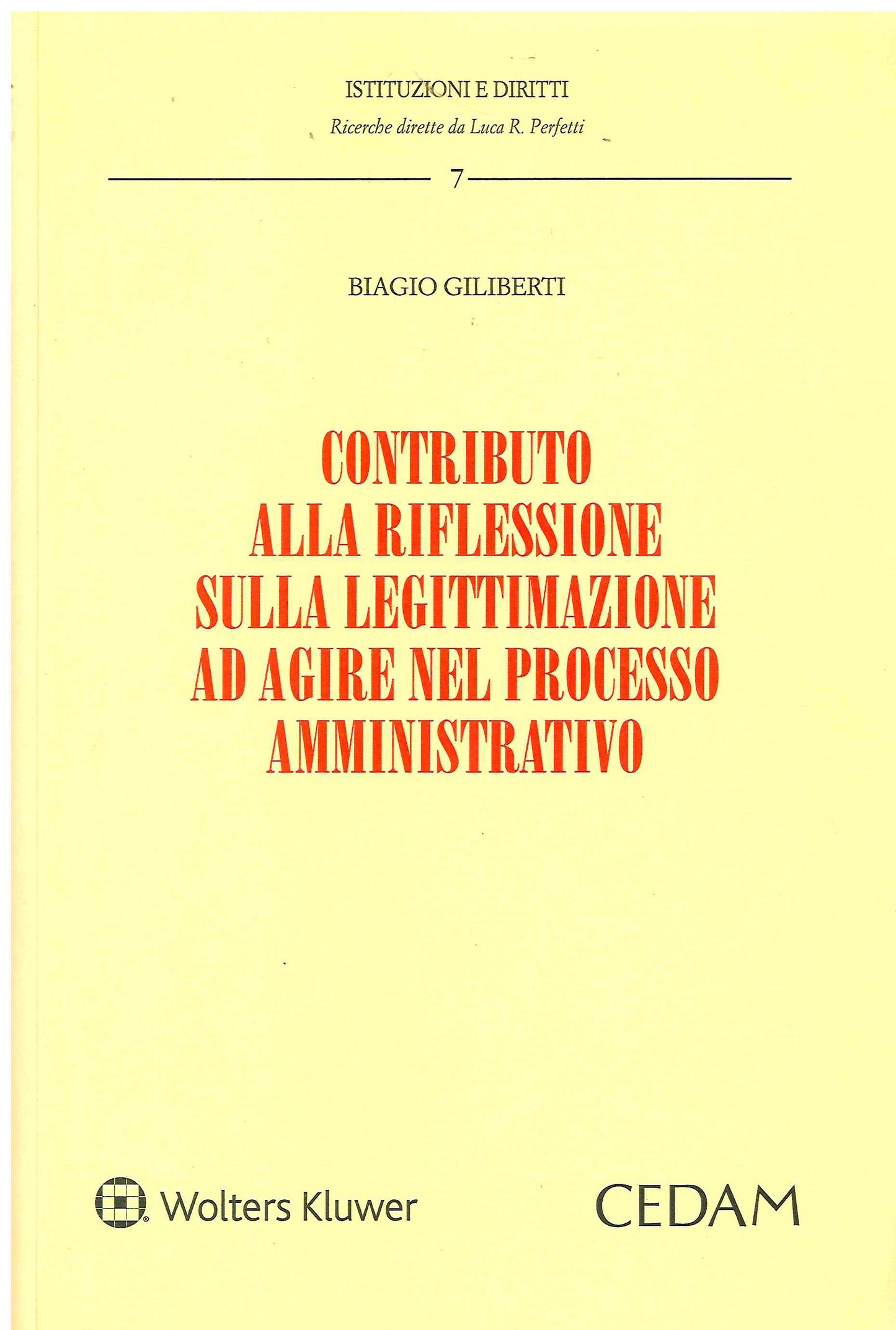 CONTRIBUTO RIFLESSIONE LEGITTIMAZIONE - GILIBERTI