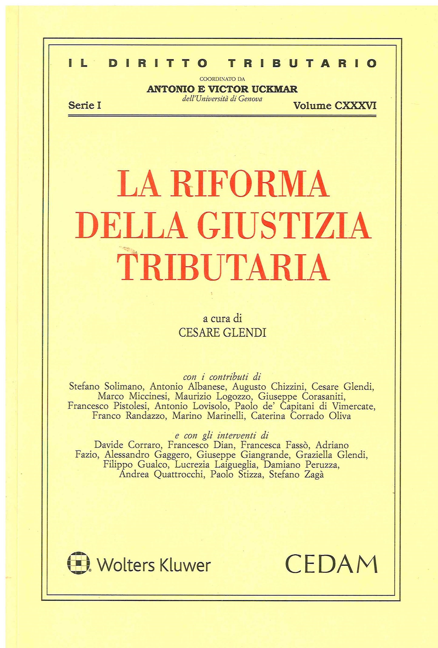 RIFORMA DELLA GIUSTIZIA TRIBUTARIA - GLENDI