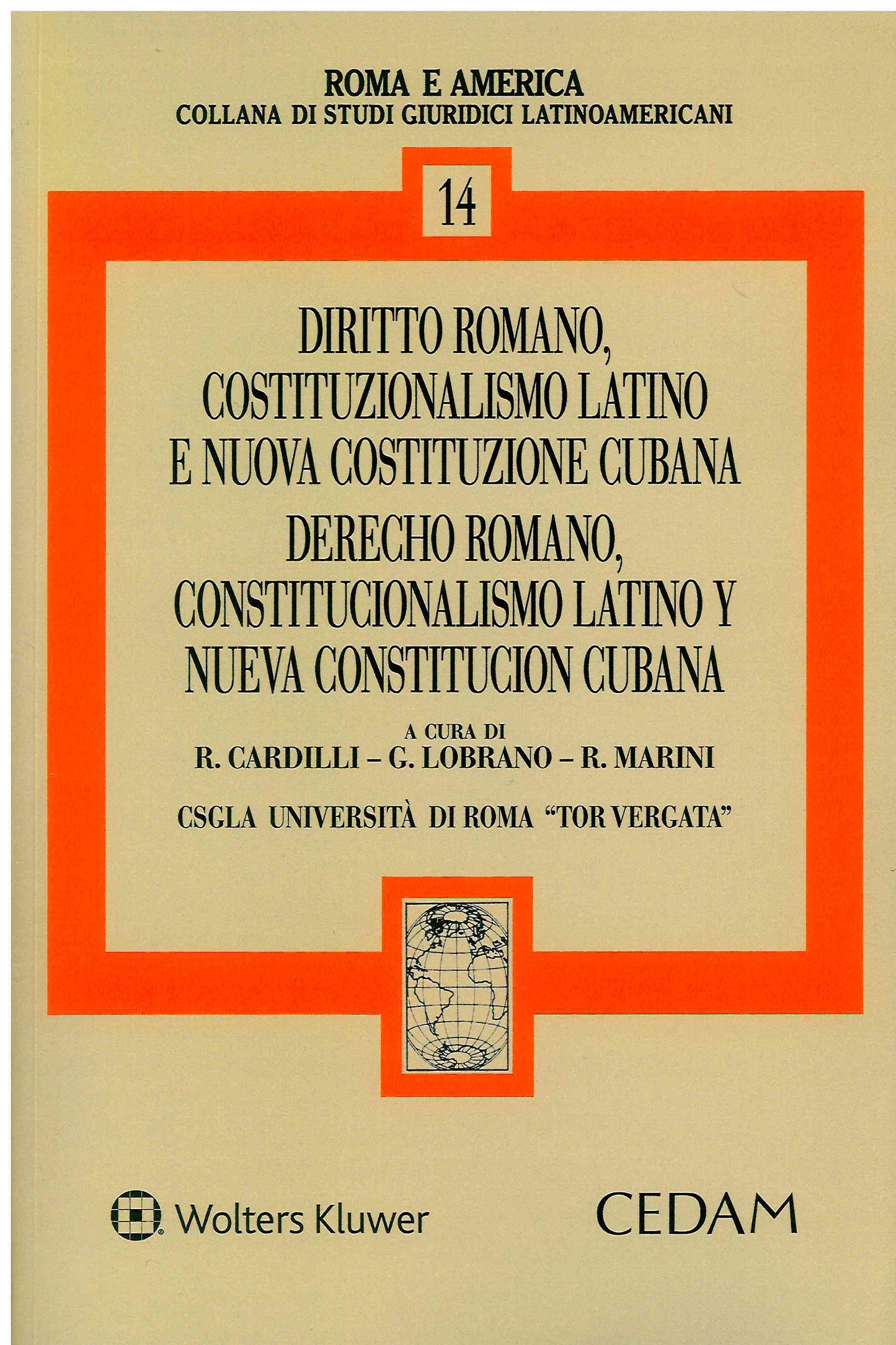 DIRITTO ROMANO COSTITUZ.LATINO - CARDILLI