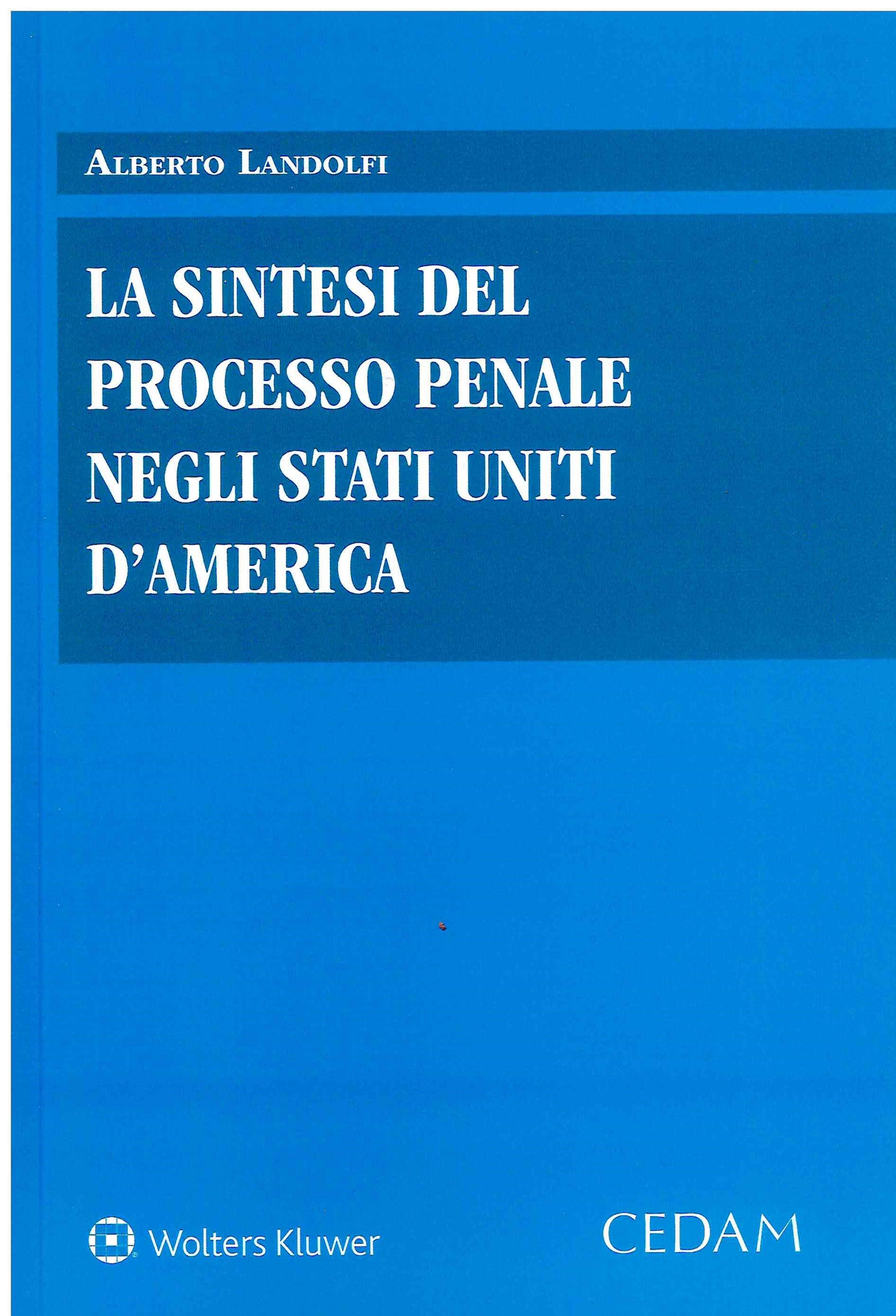 SINTESI PROCESSO PENALE STATI UNITI AMER - LANDOLFI