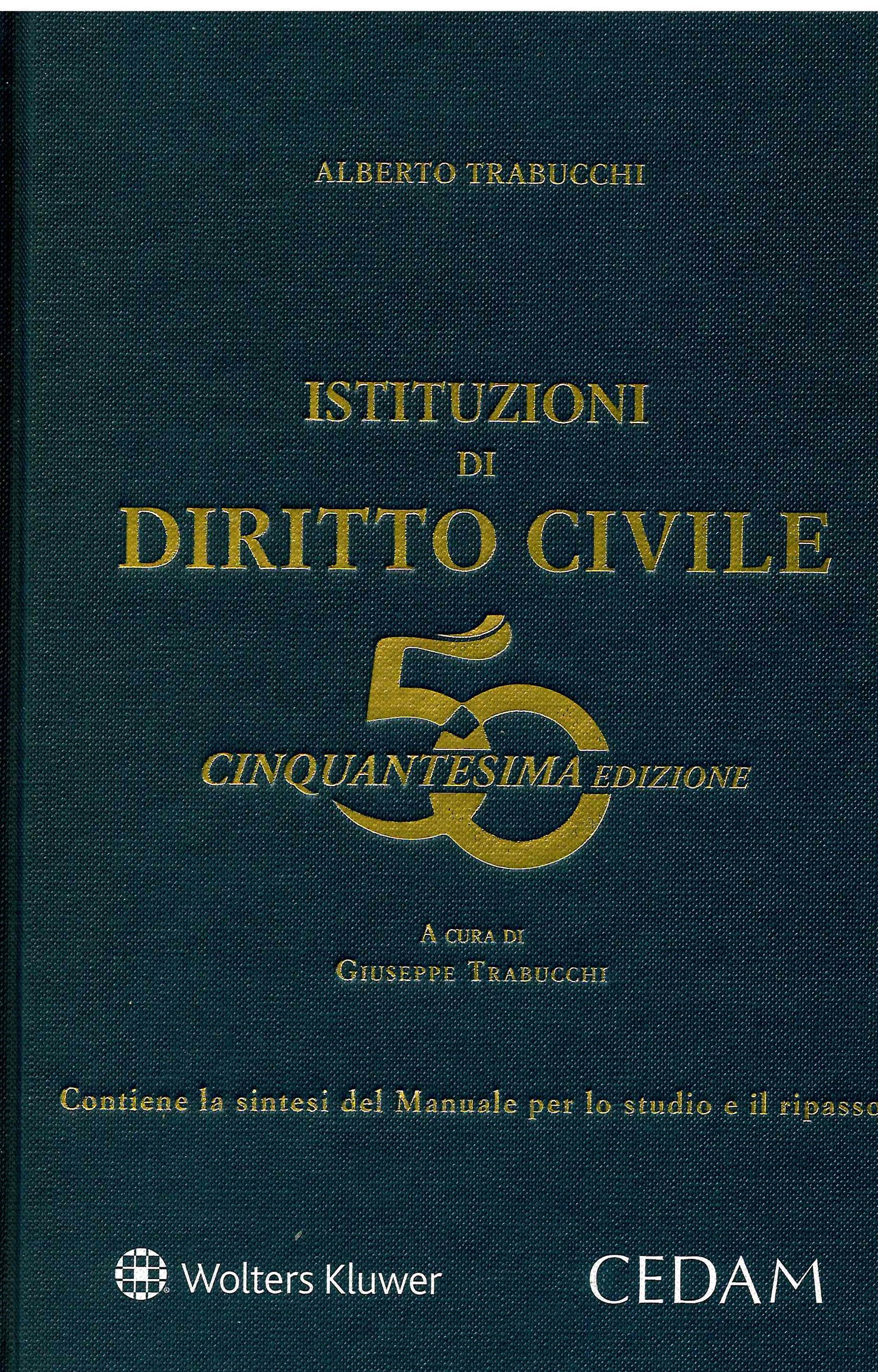 ISTITUZIONI DIRITTO CIVILE 50 ED. - TRABUCCHI