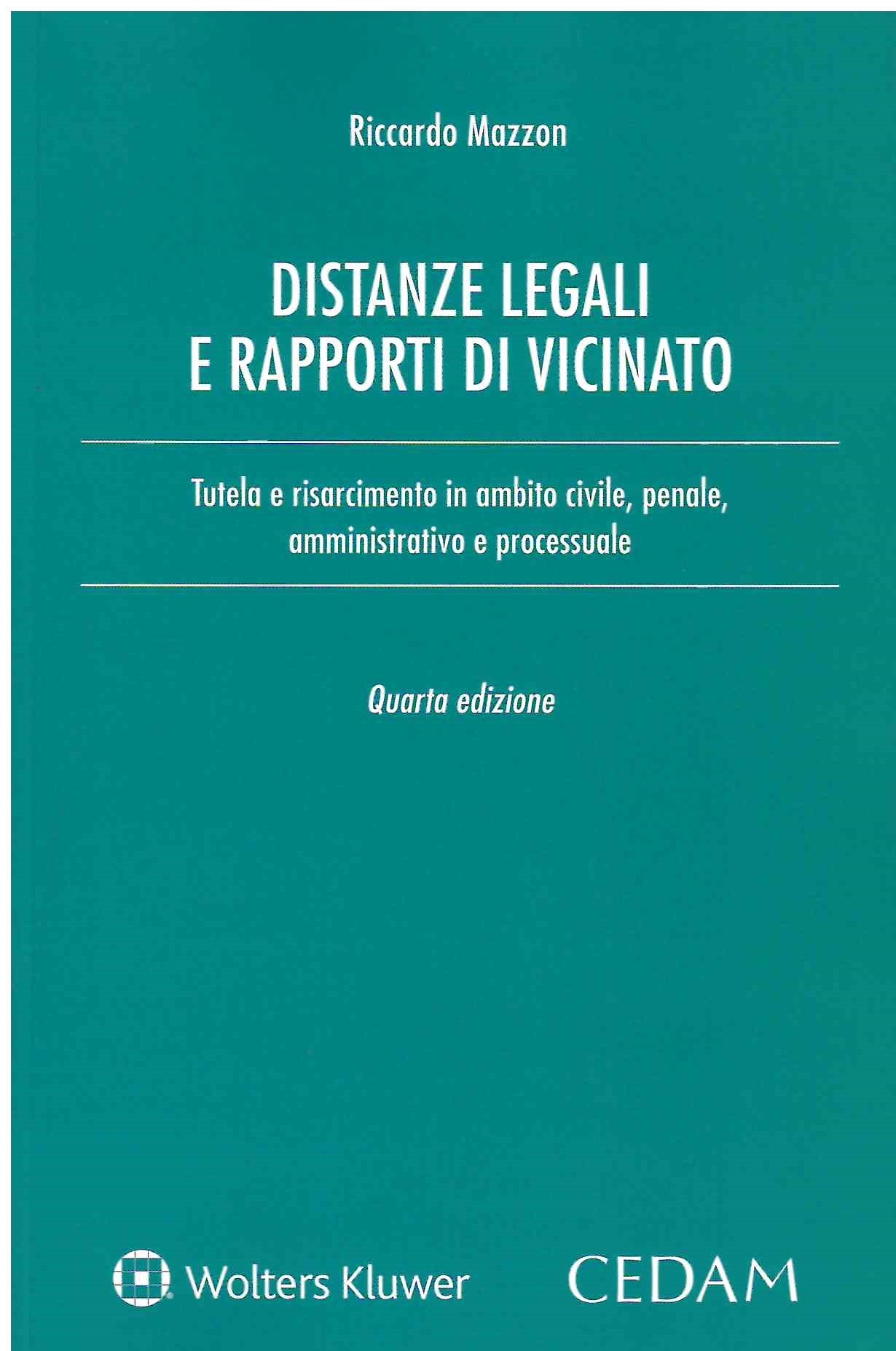 RAPPORTI DI VICINATO 4ED. - MAZZON