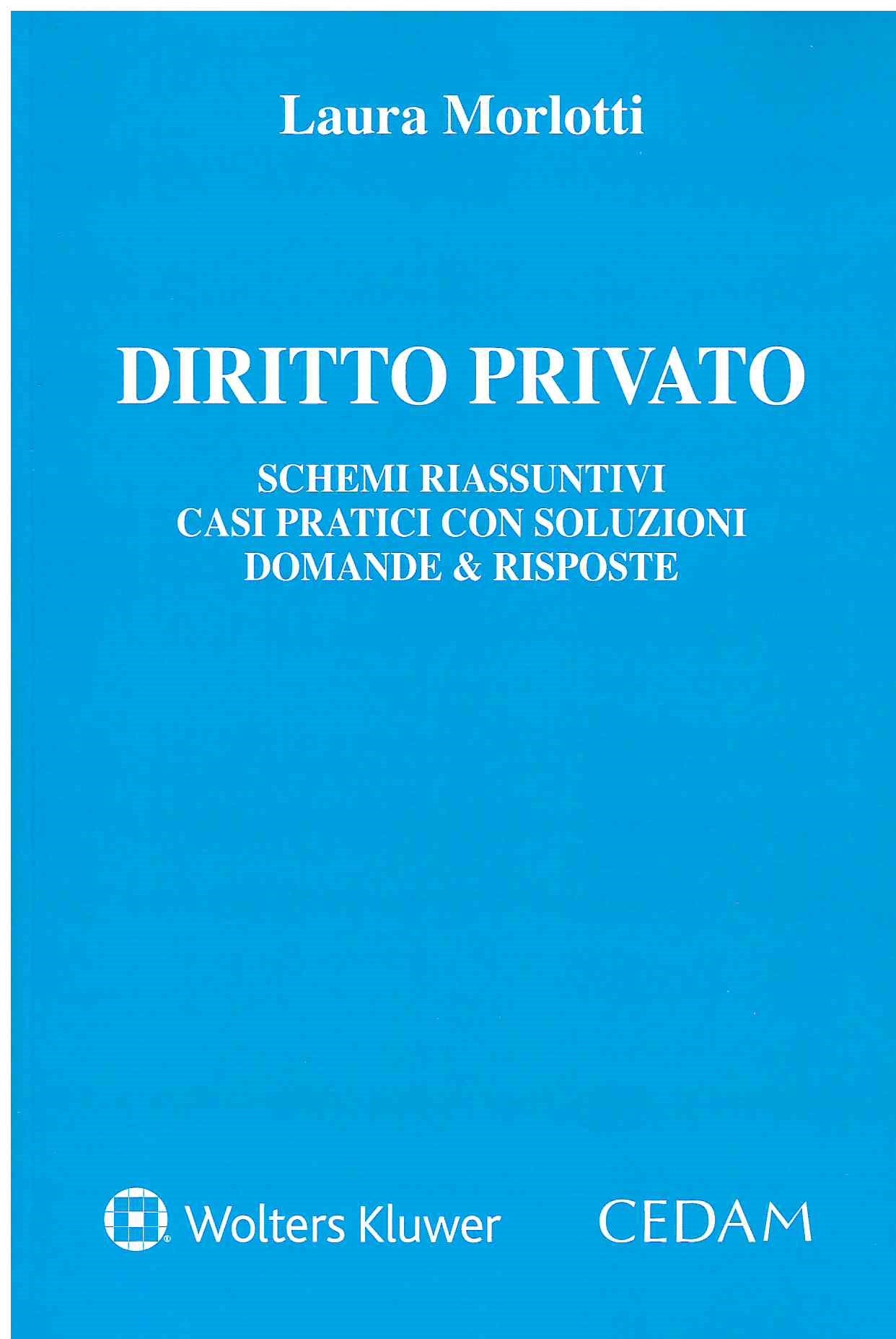 DIRITTO PRIVATO - MORLOTTI