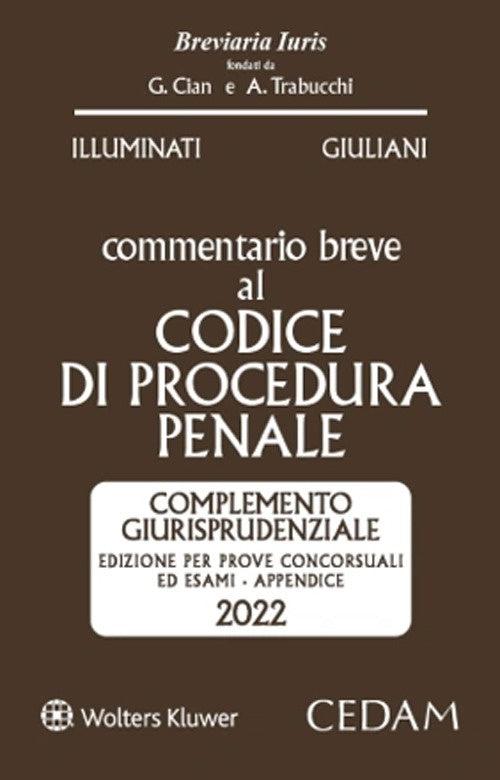 APPENDICE COMM.BREVE COD.PROC.PEN.2022 - ILLUMINATI
