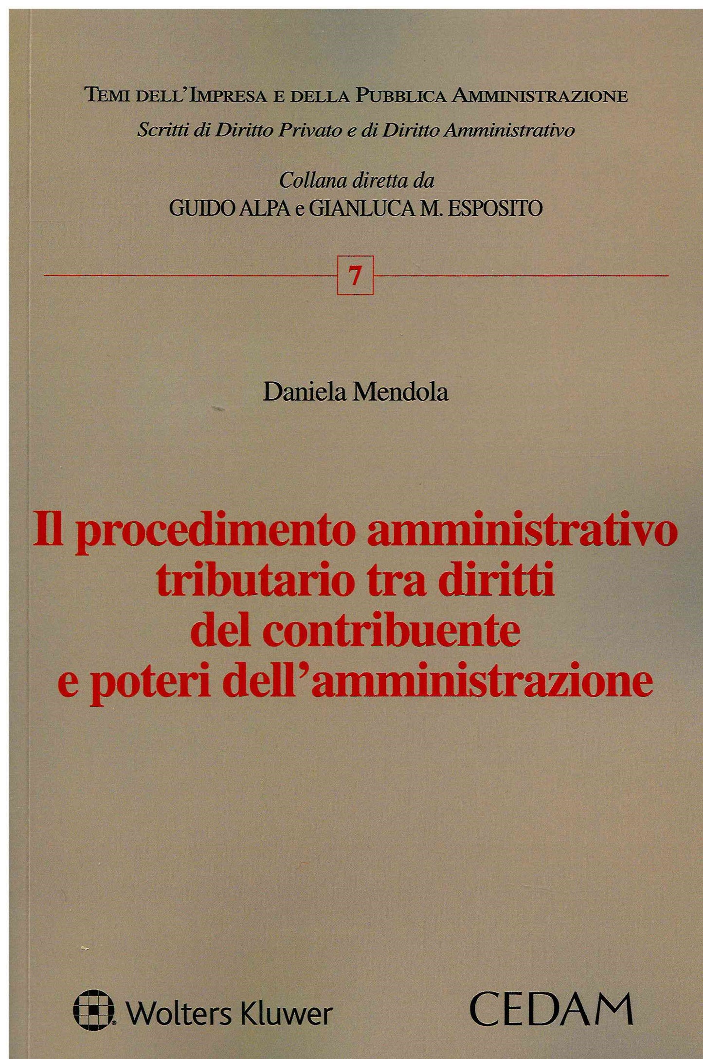 PROCEDIMENTO AMMINISTRATIVO TRIBUTARIO - MENDOLA