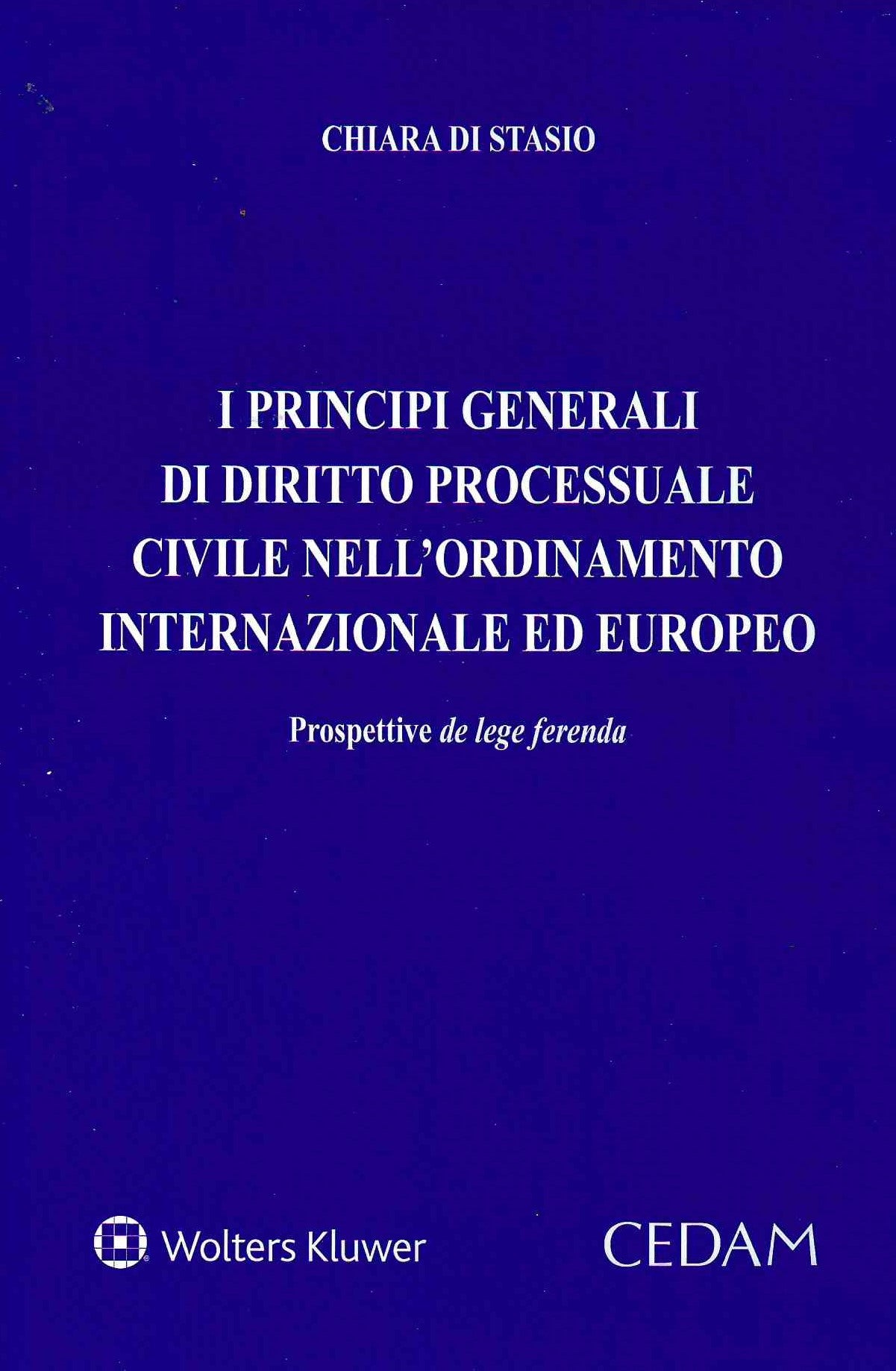 PRINCIPI GENERALI DIR.PROCESSUALE CIVILE - DI STASIO