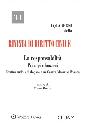 RIVISTA DIRITTO CIVILE 31 RESPONSABILITA - BIANCA