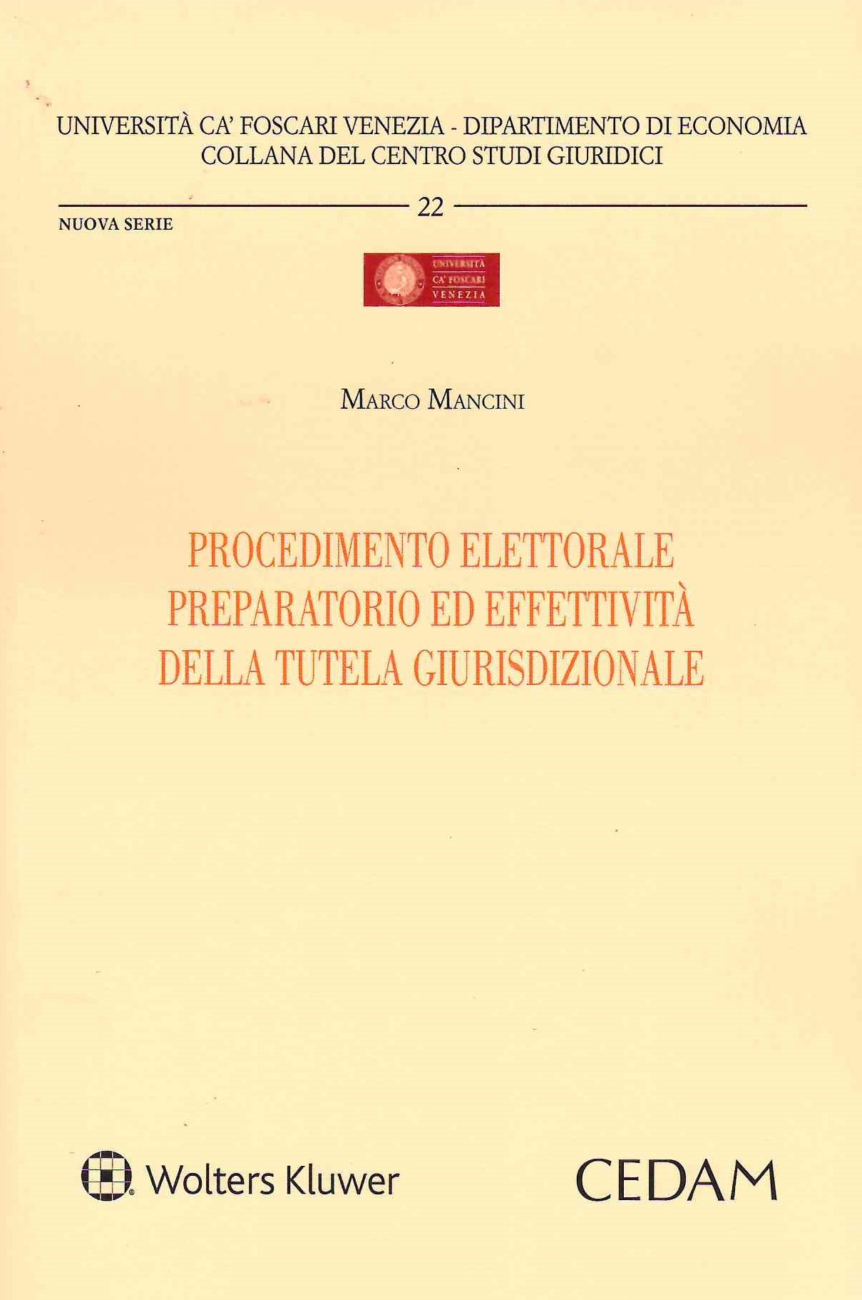 PROCEDIMENTO ELETTORALE PREPARATORIO - MANCINI
