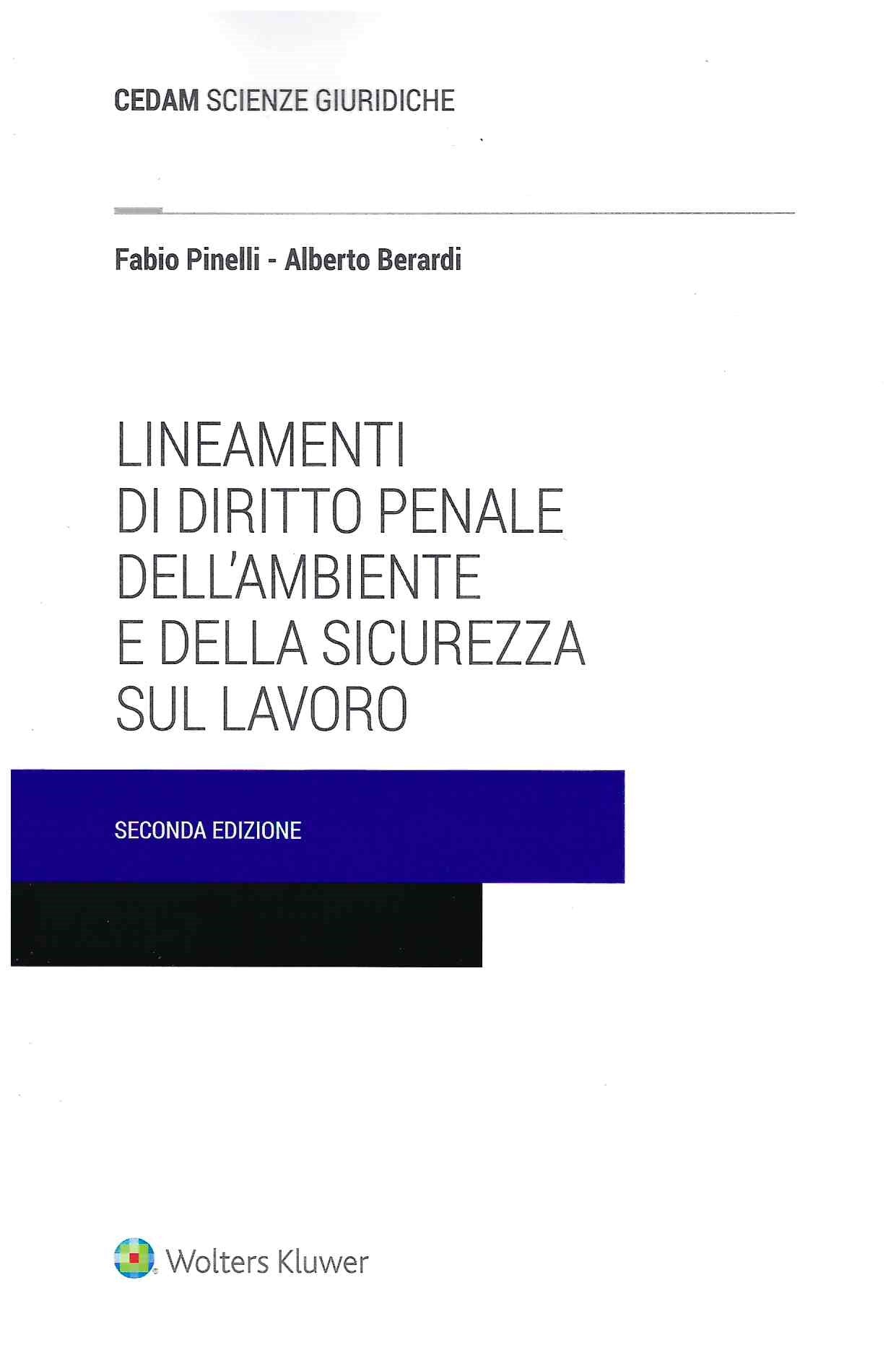 LINEAMENTI DIRITTO PENALE AMBIENTE 2ED. - PINELLI BERARDI