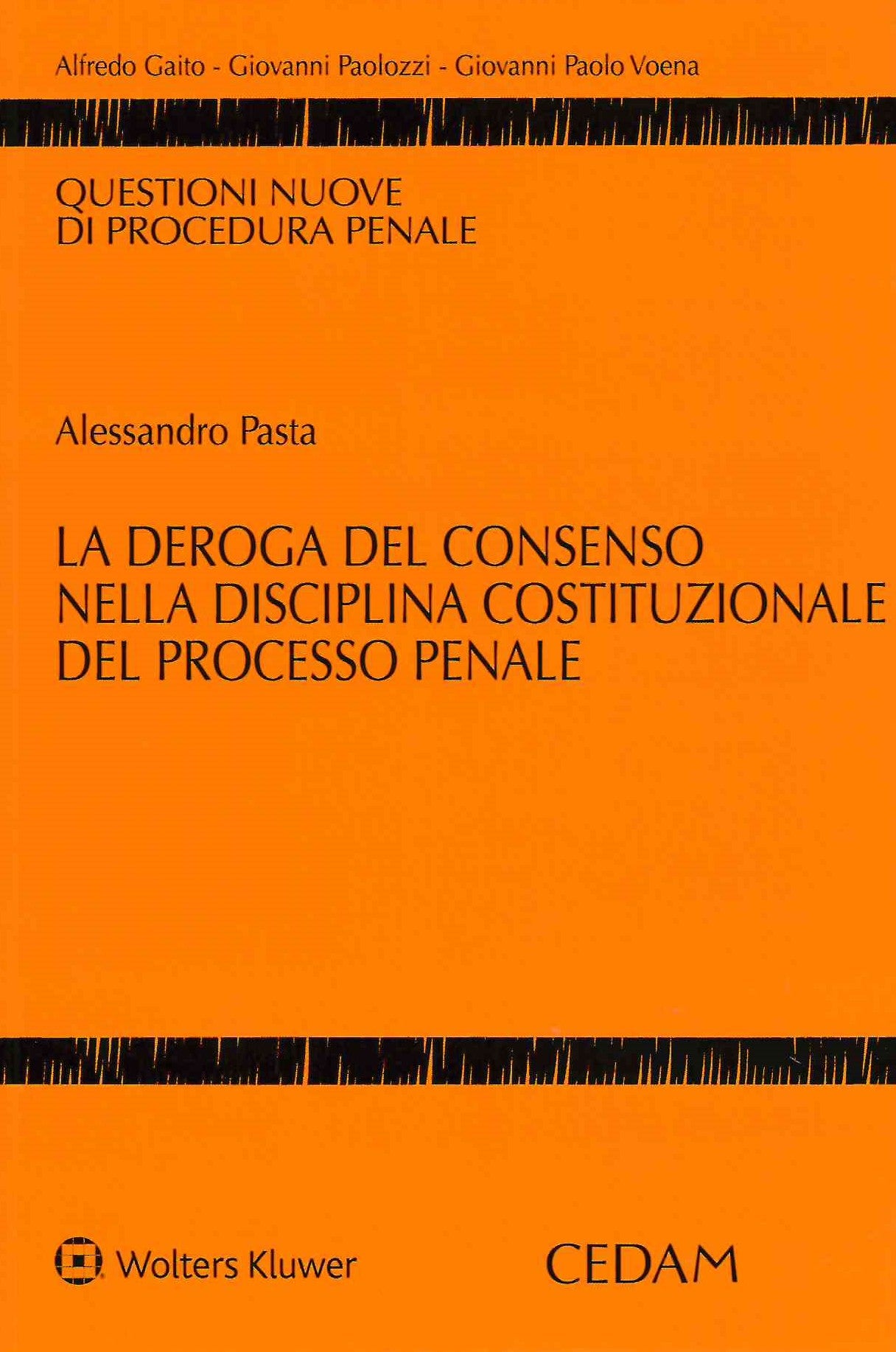 DEROGA DEL CONSENSO DISCIPL.COST.LE - PASTA