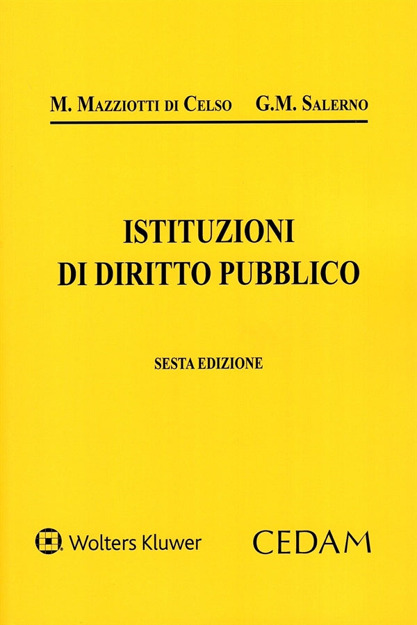 Istituzioni di diritto pubblico - Mazziotti Di Celso, Salerno