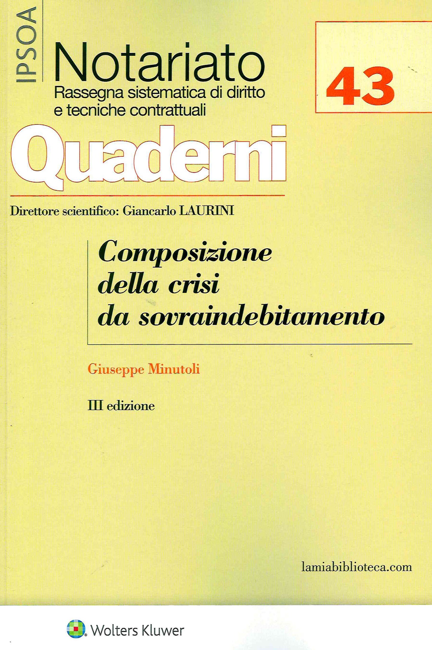 COMPOSIZIONE CRISI DA SOVRINDEBITAMENTO - MINUTOLI