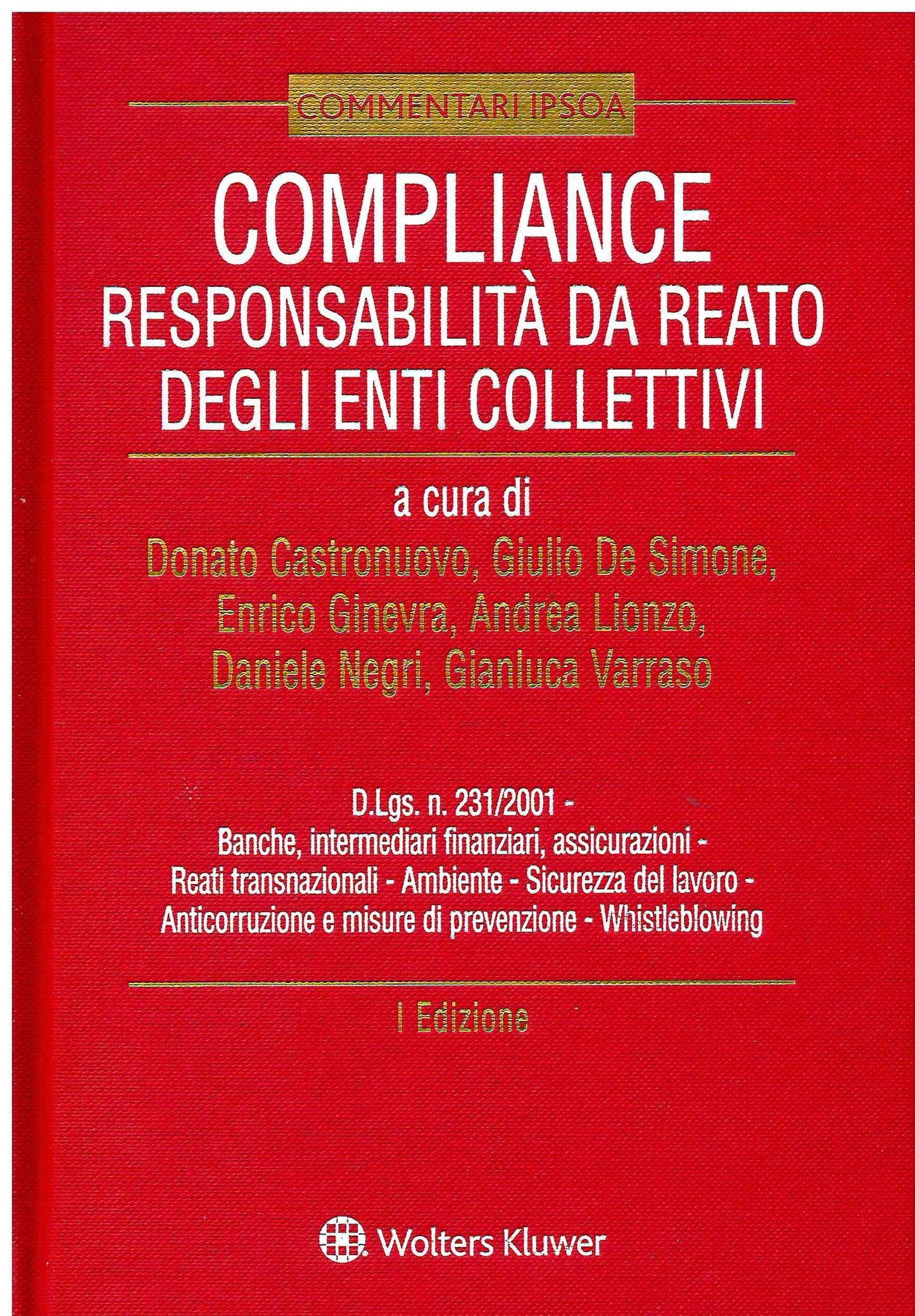 COMPLIANCE RESP.DA REATO ENTI COLLET. - CASTRONUOVO
