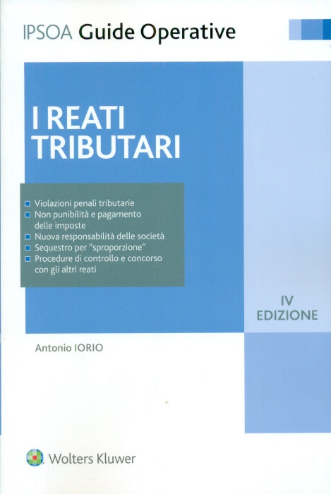 REATI TRIBUTARI 4ED. - IORIO