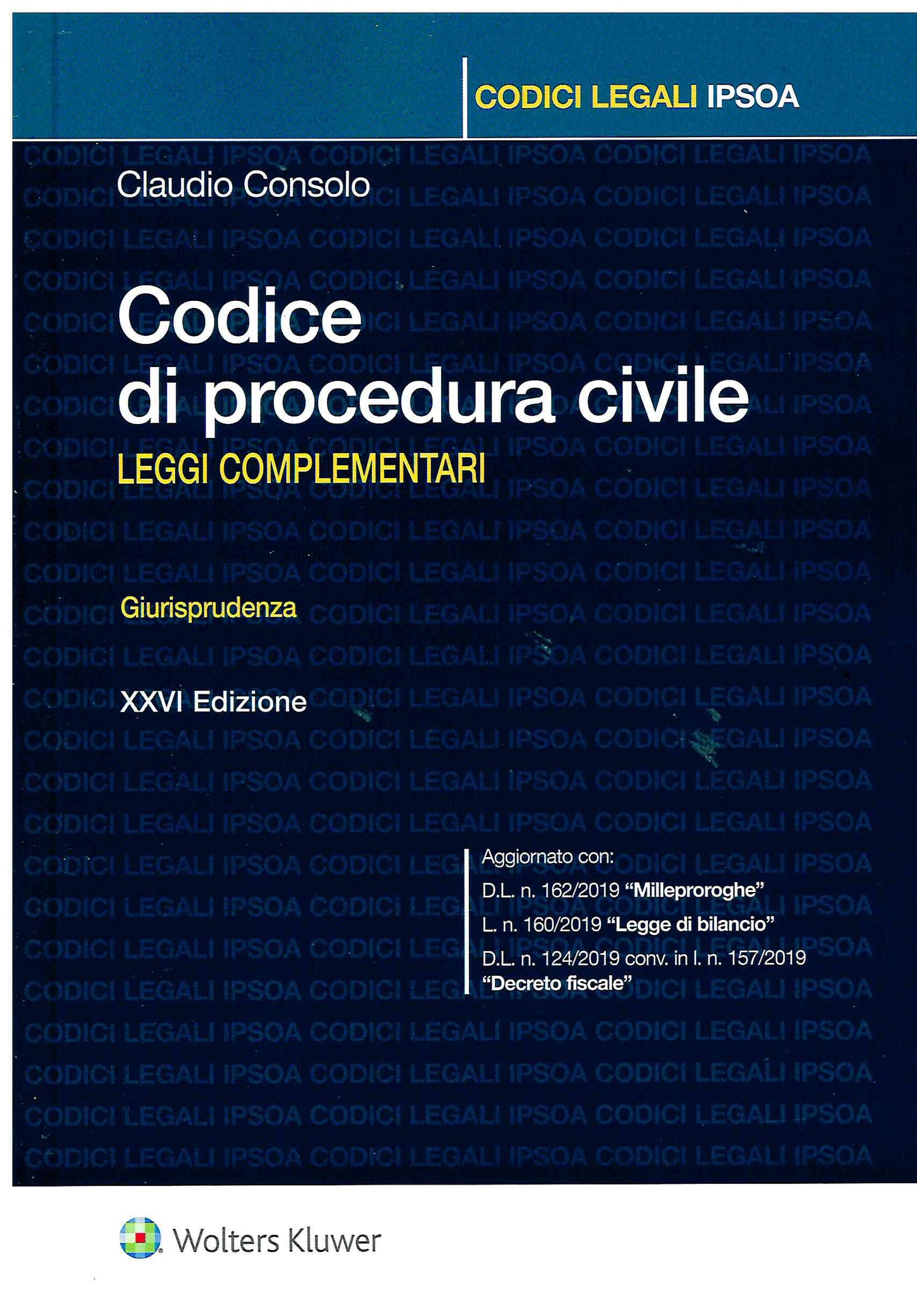 CODICE PROCED.CIVILE 26ED.2020 - CONSOLO