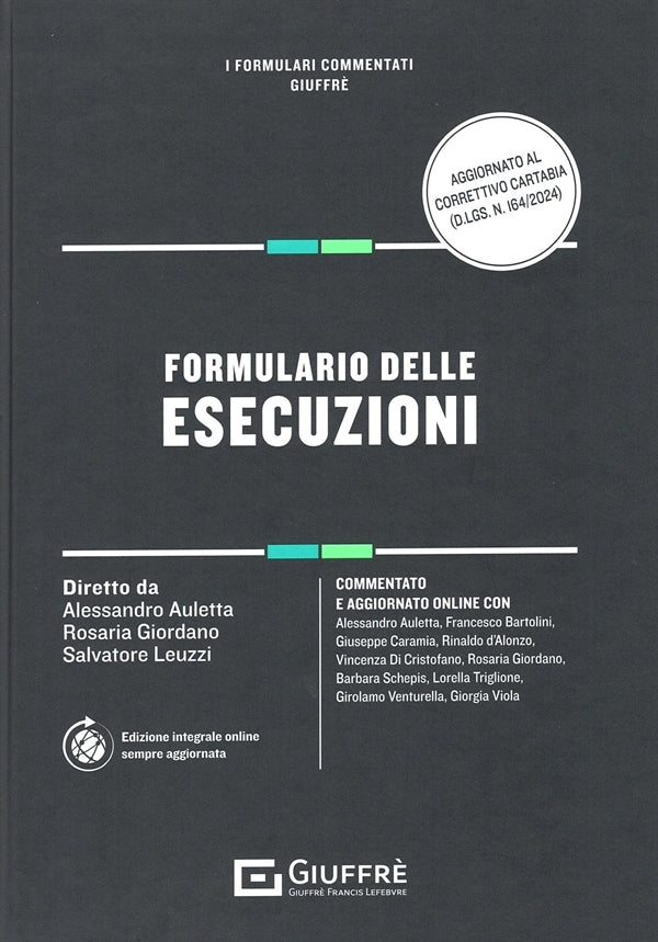 Formulario delle Esecuzioni 2025 - Auletta