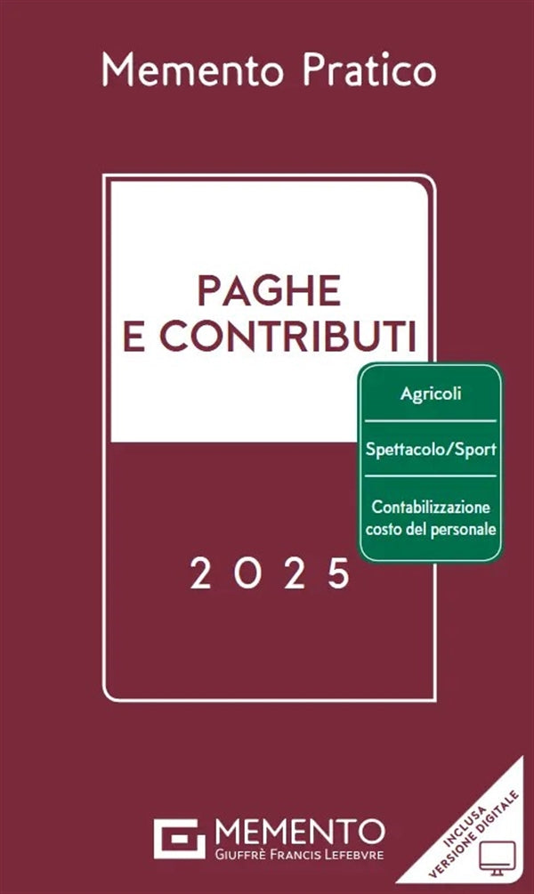 Memento Paghe e Contributi 2025