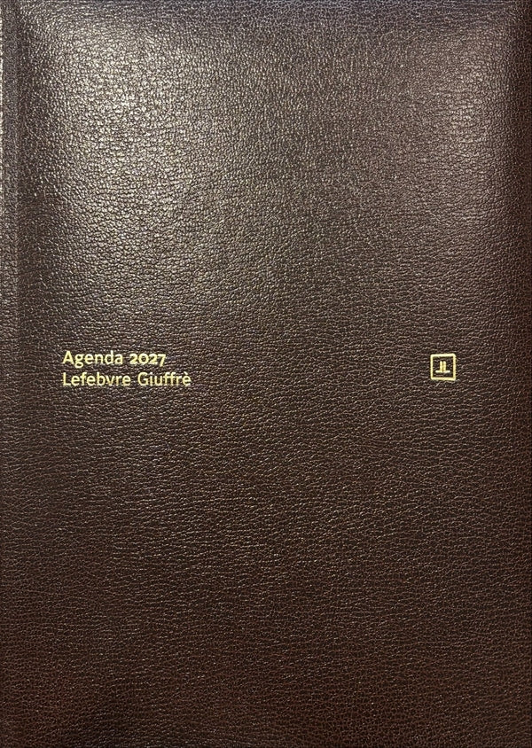 Agenda Studio + Udienza Giuffrè 2027 - Cuoio