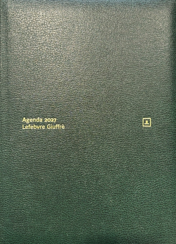 Agenda Personale Giuffrè 2027 - Verde