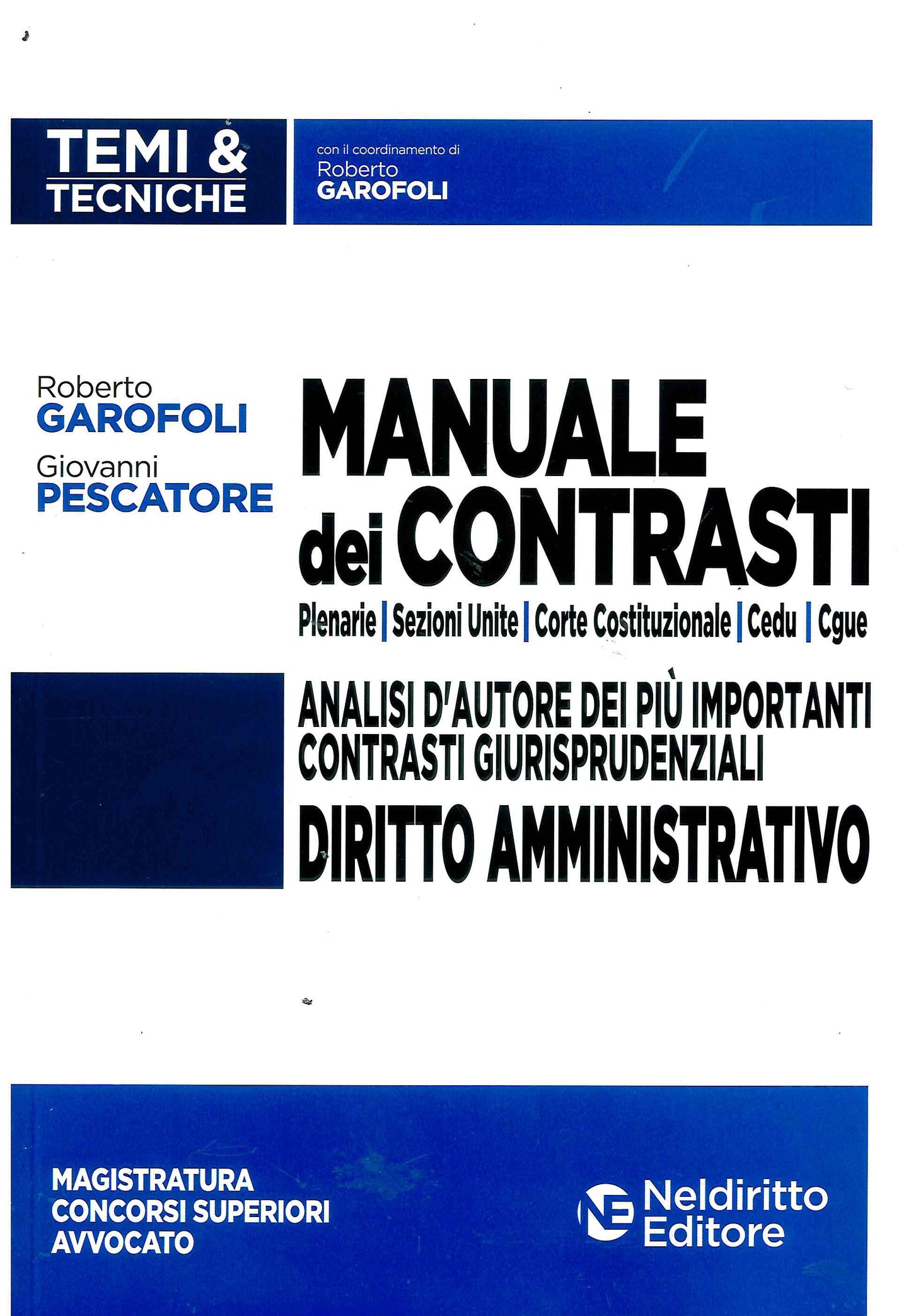 Manuale contrasti diritto amministrativo 2020 - Garofoli