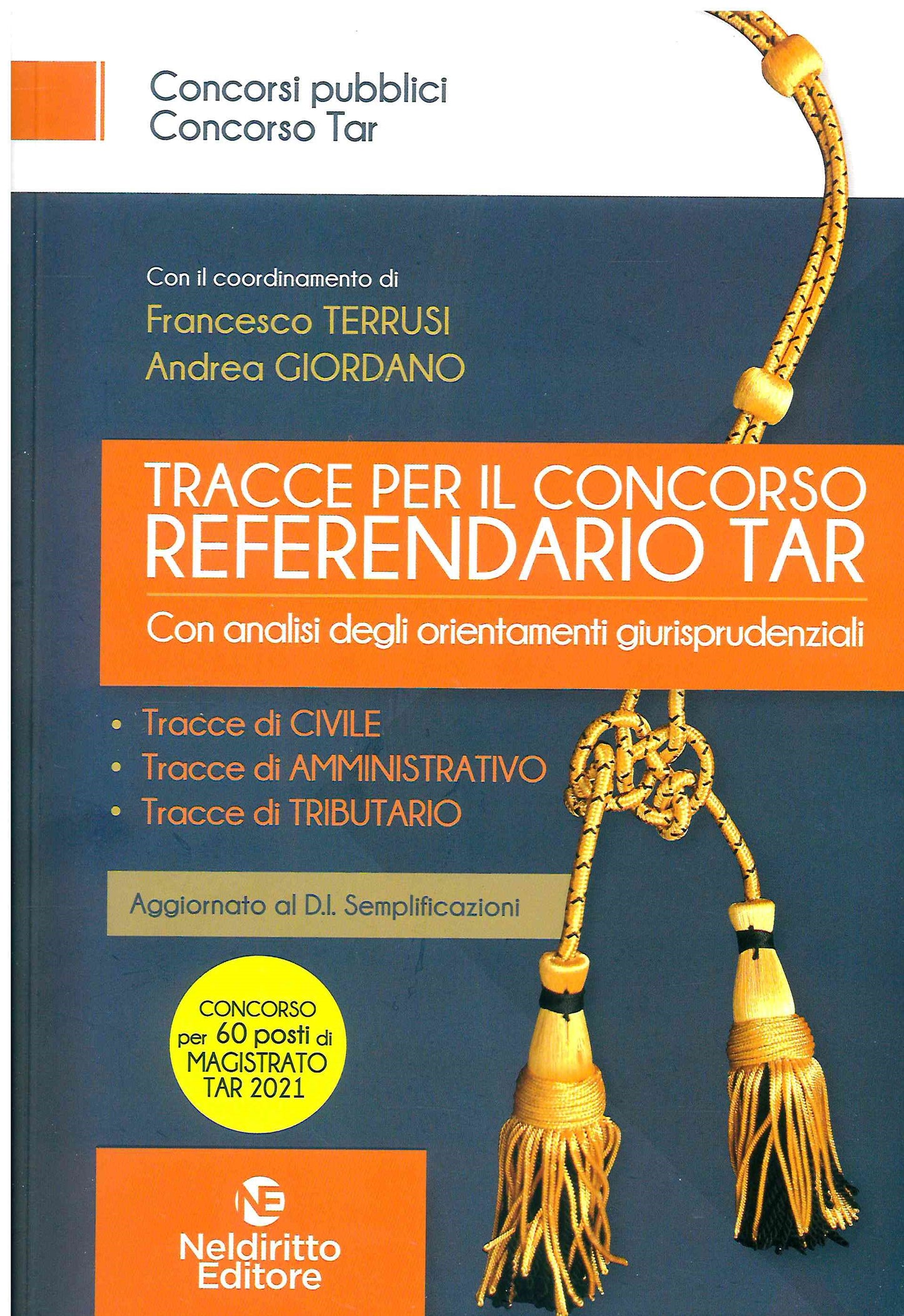 Tracce concorso referendario tar - Terrusi Giordano