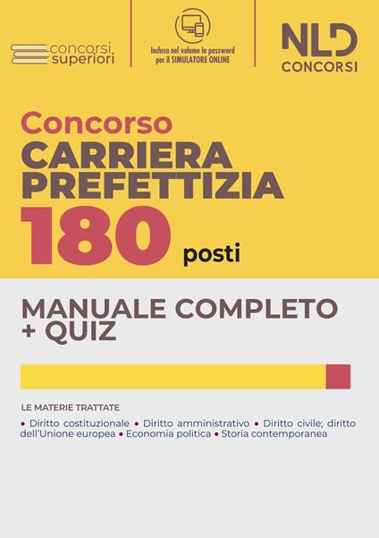 180 carriera prefettizia manuale quiz -