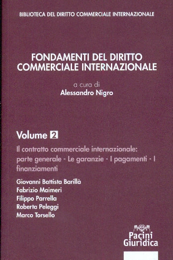 Contratto commerciale int.le - Nigro