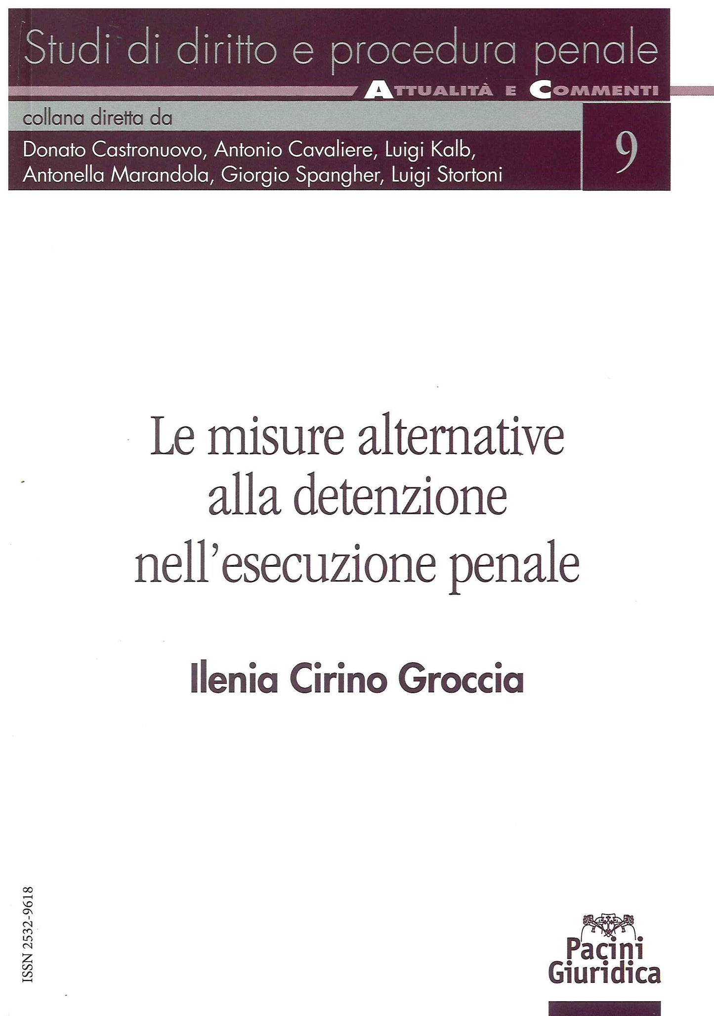 Misure alternative detenzione esec.penal - Cirino Groccia