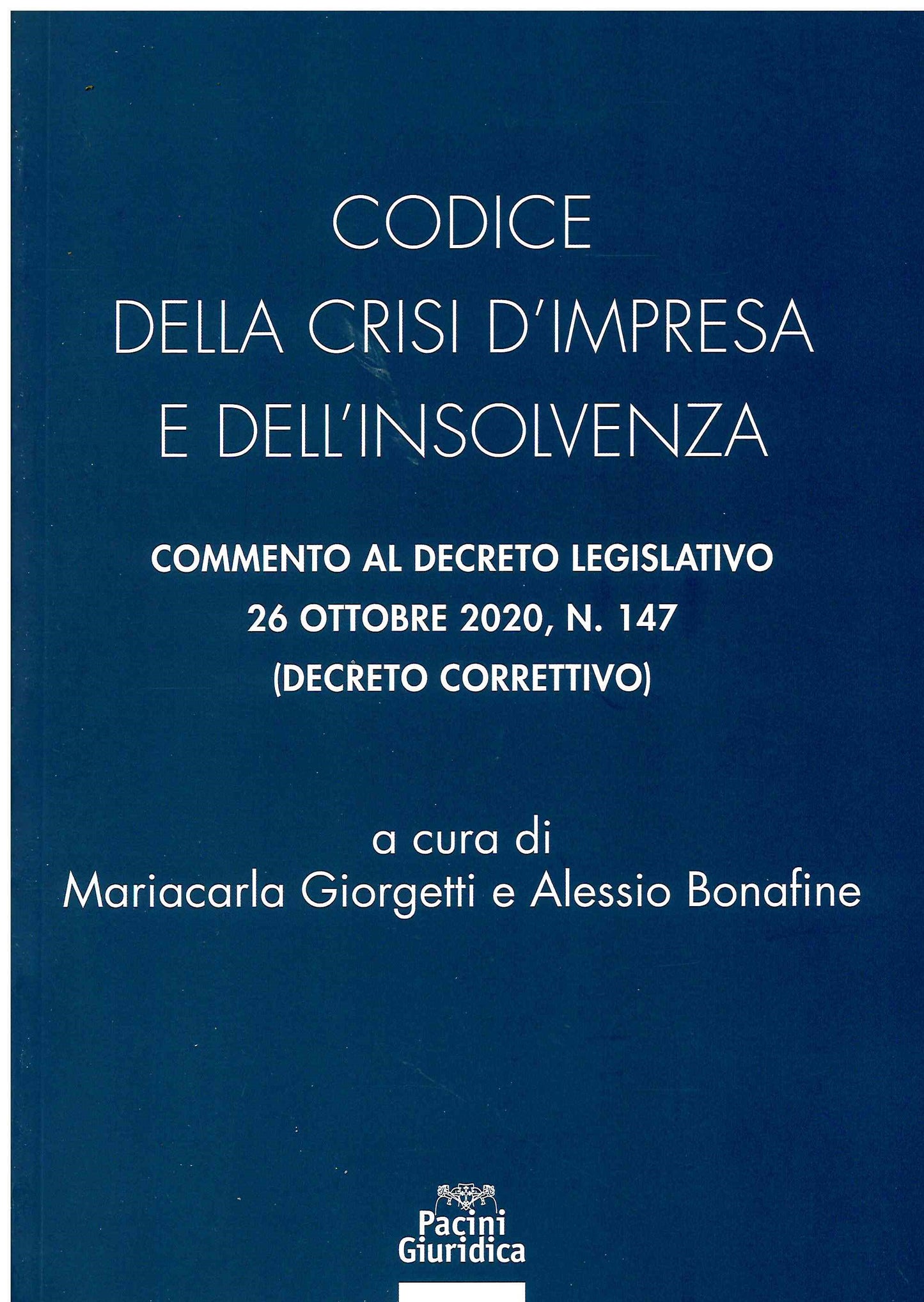 Codice crisi impresa insolv.appendice - Giorgetti
