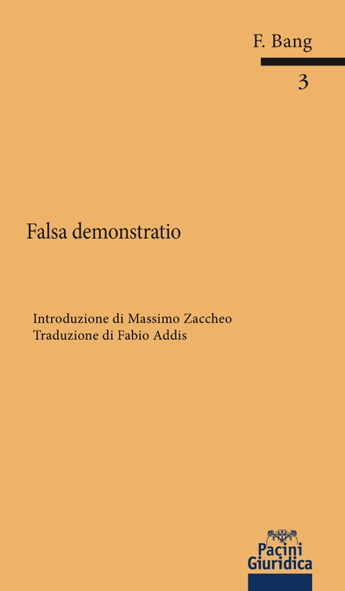 Falsa demonstratio - Bang