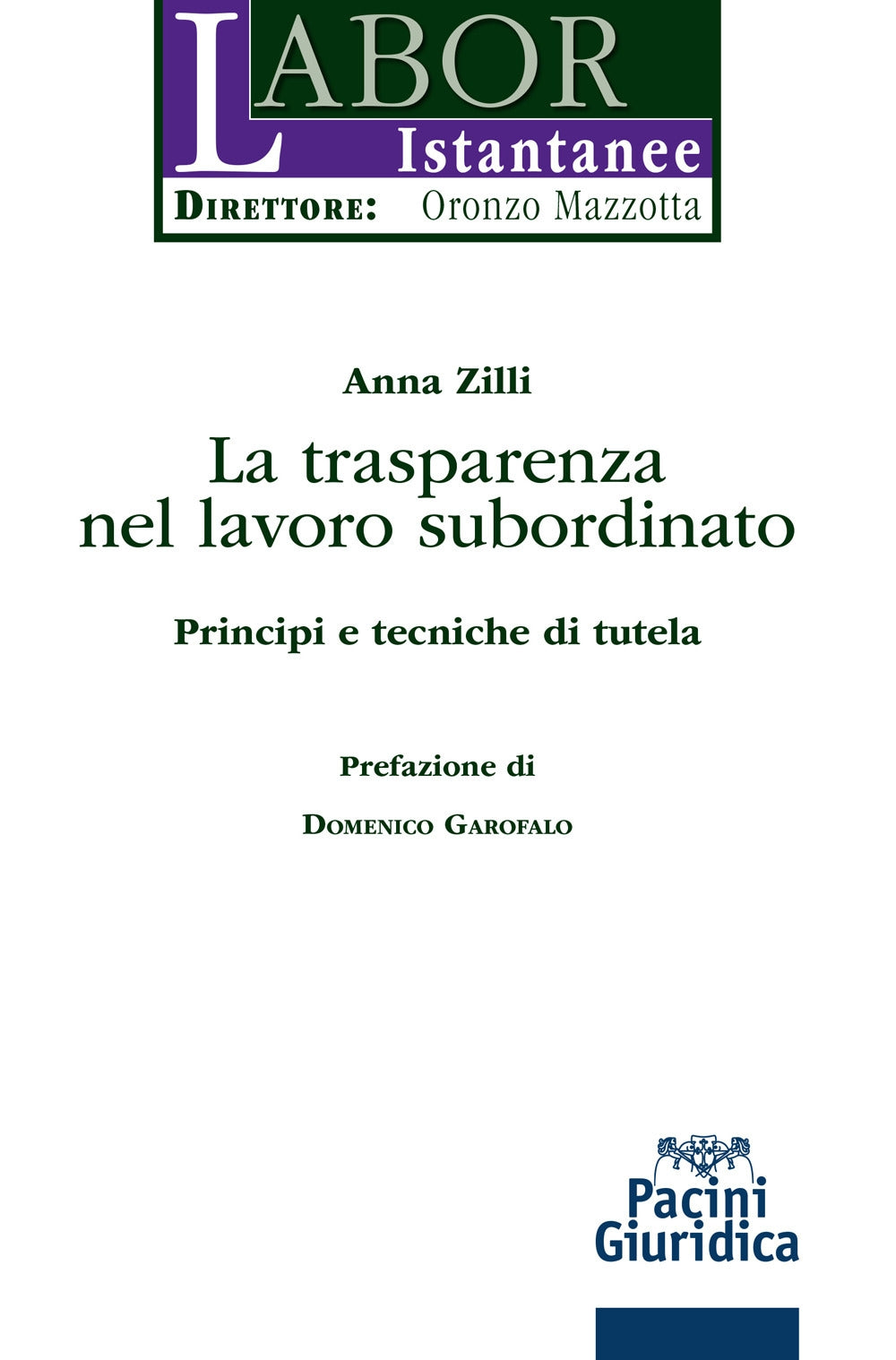 Trasparenza nel lavoro subordinato - Zilli