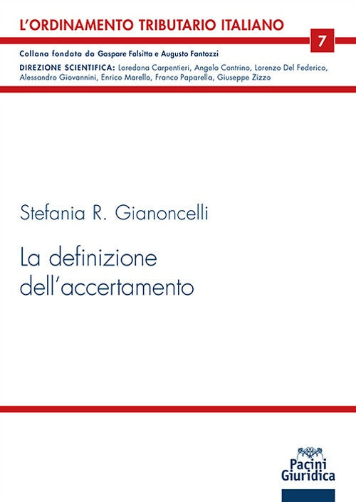 Definizione dell'accertamento - Gianoncelli