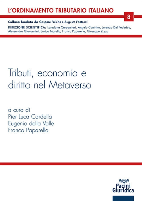 Tributi economia e diritto del metaverso - Cardella