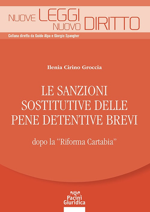 Sanzioni sostitutive pene detentive brev - Cirino Groccia