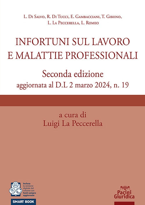 Infortuni sul lavoro e malattie professionali. Seconda edizione aggiornata al D.L 2 marzo 2024, n. 19 - Di Salvo La Peccerella