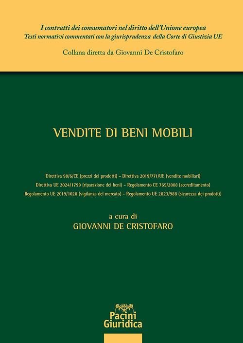 Vendite di beni mobili - Giovanni De Cristofaro