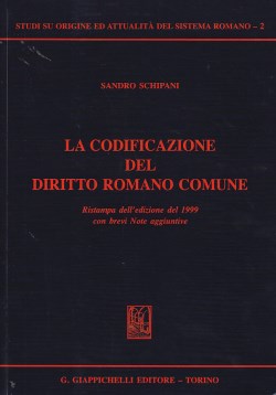 Codificazione dir.romano comune - Schipani