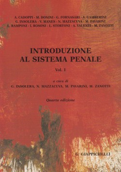 Introduzione sist.penale vol.1 4ed - Cadoppi