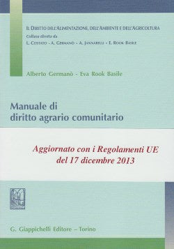 Manuale diritto agrario comunitario 3ed. - Germano'