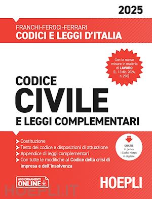 CODICE CIVILE E LEGGI COMPLEMENTARI 2025