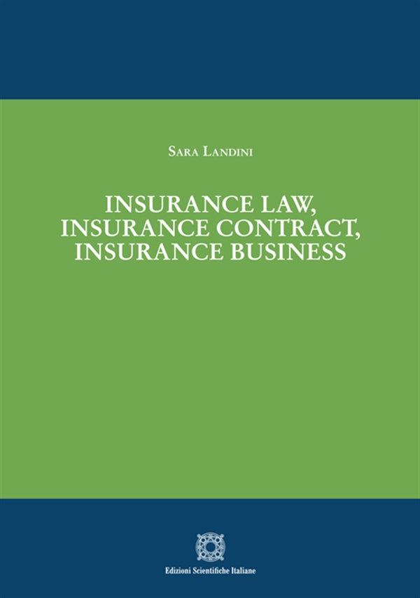 Insurance Law Insurance Contract - Landini