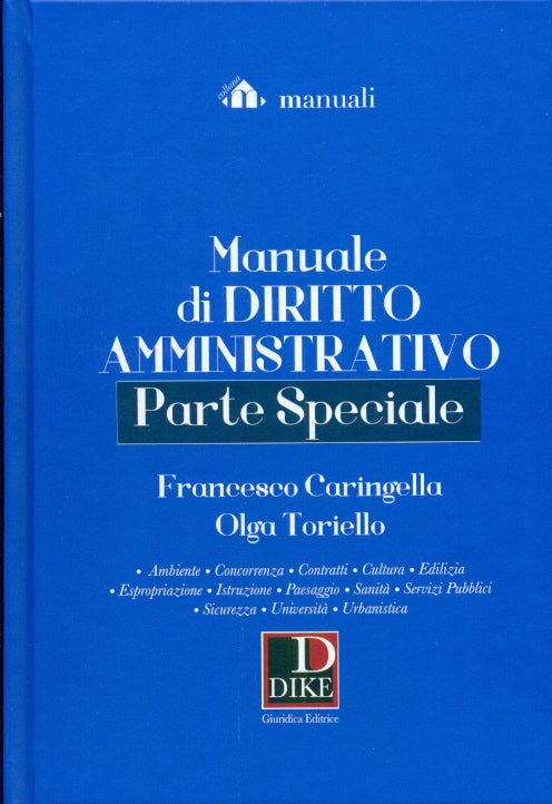 Manuale diritto amm.vo parte speciale - Caringella