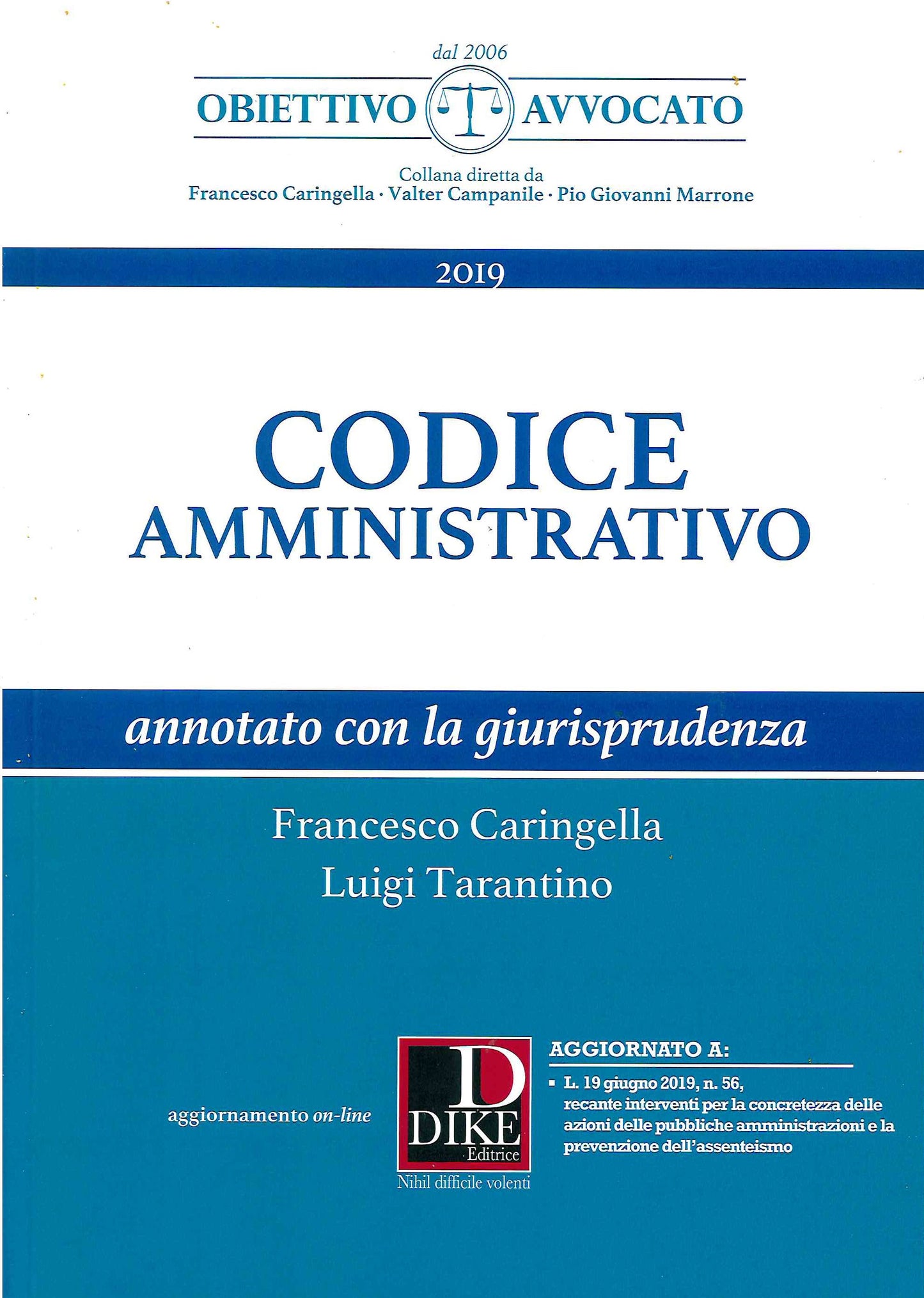Codice amministrativo 2019 ann.giurispr.